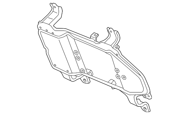 1J420-RW0-000 Деталь FRAME, HEAT SINK