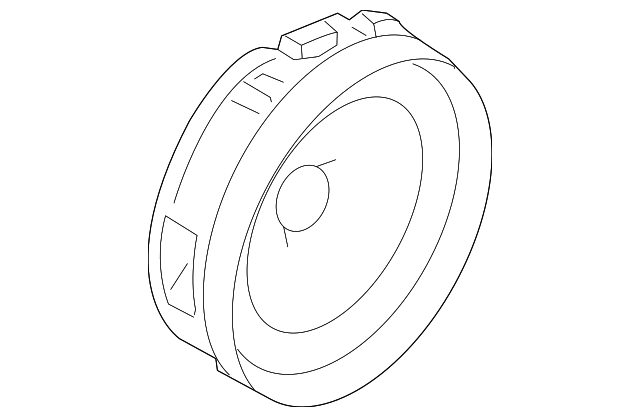 8720A157 REAR DR SPEAKER, LEFT