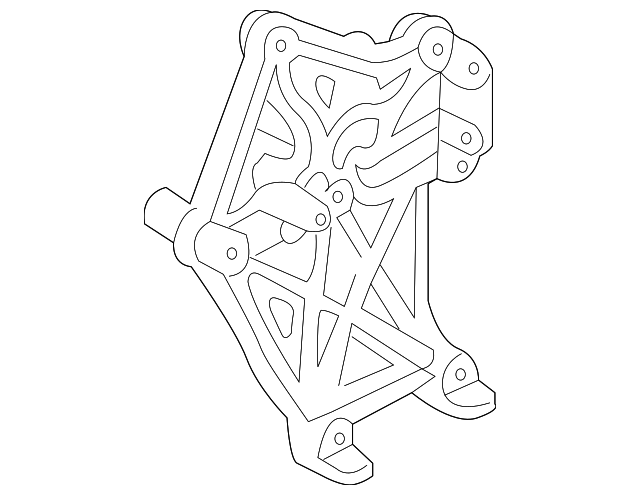 MR315013 Деталь COMPRESSOR ASSY MOUNT BRACKET