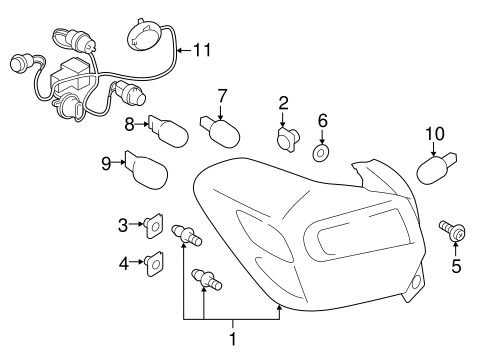 XV Crosstrek BULBS - CHASSIS 4