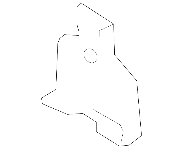 84962-4CL0A Деталь LOWER QTR TRIM FRONT BRACKET, RIGHT