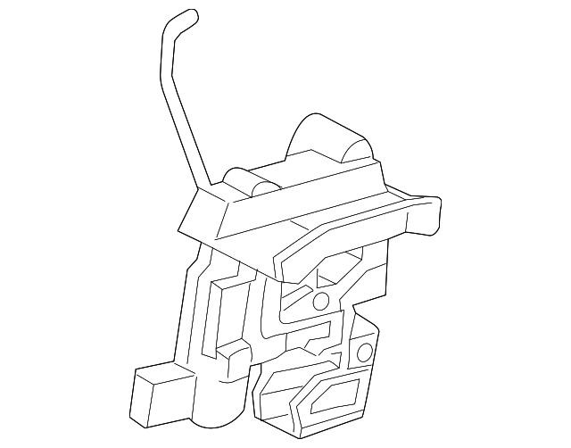 81421-1W020 Деталь LATCH, RIGHT