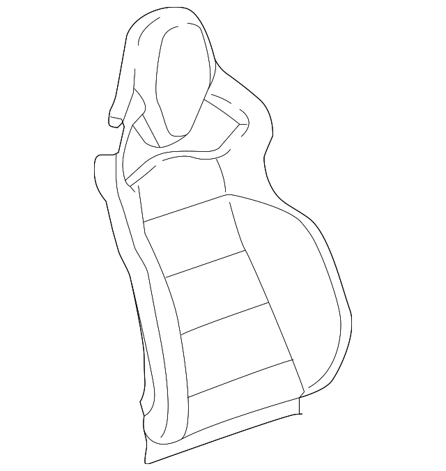 22997083 Деталь SEAT BACK COVER