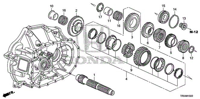 CIVIC SEDAN MT COUNTERSHAFT (2.4L)