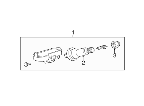 HHR TIRE PRESSURE MONITOR COMPONENTS