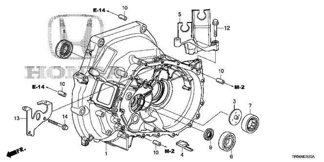 CIVIC SEDAN MT CLUTCH CASE (1.8L)