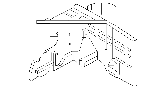 62823-3WC0A Деталь AIR GUIDE, LEFT