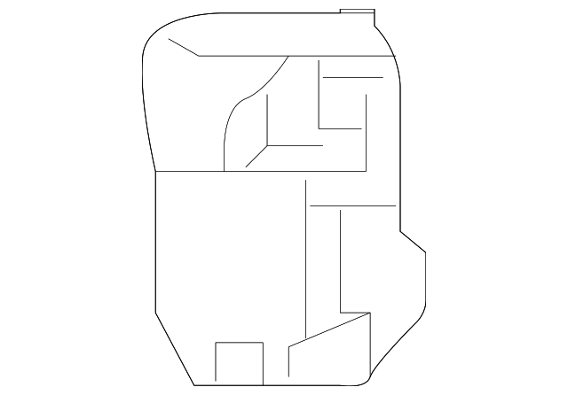 62823-9KK0A Деталь AIR GUIDE, LEFT