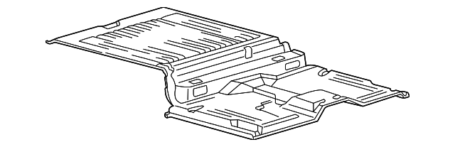 XL1Z7811215CF Деталь REAR FLOOR PAN