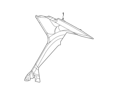 Dart INTERIOR TRIM - QUARTER PANELS