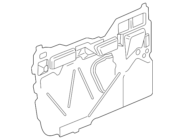 8257791640 WATER DEFLECTOR, LEFT