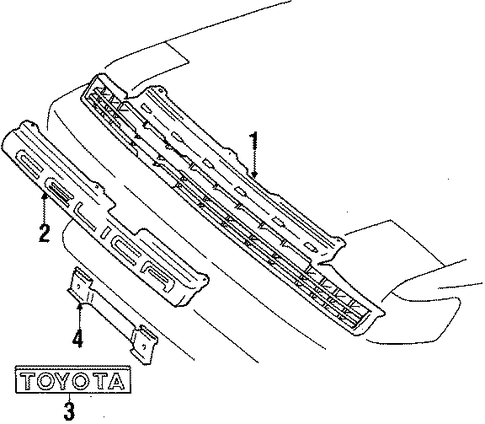 Celica GRILLE & COMPONENTS