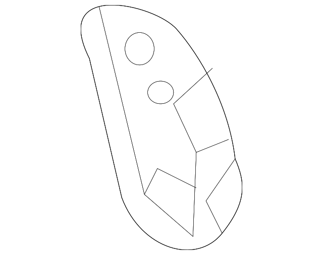 20938283 Деталь REINFORCEMENT, RIGHT