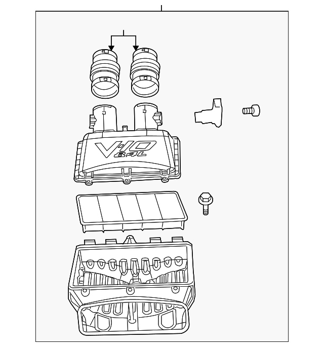 5037935AC Деталь AIR CLEANER ASSY