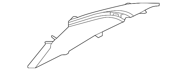 85850-3T050TX Деталь UPPER QTR TRIM, LEFT