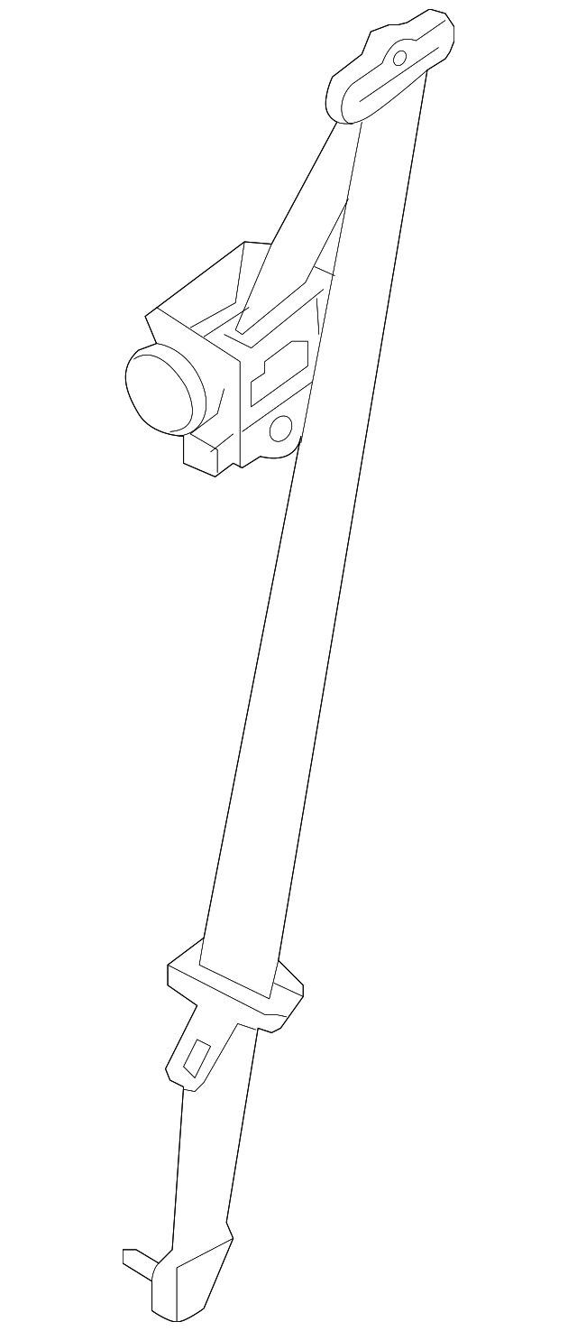 88844-ZL88C Деталь BELT & RETRACTOR, RIGHT