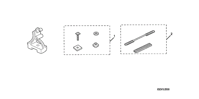 ACCESSORIES/SURFBOARD ATTACHMENT for 2009 Honda ODYSSEY #1