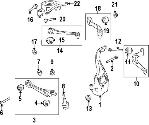 allroad SUSPENSION COMPONENTS