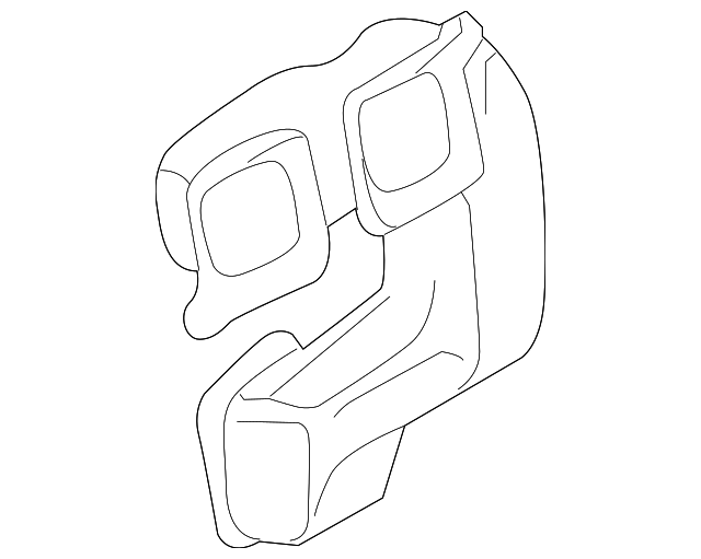 8N1-819-409 Деталь CENTER DUCT