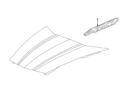 Corvette EXTERIOR TRIM - HOOD