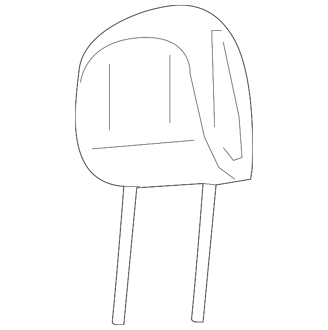 ZZ1B-88-104-04 Деталь HEADREST, RIGHT