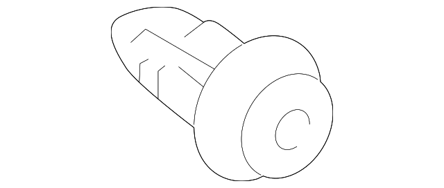 89639-35010 BODY SIDE MLDG RETAINER, LEFT