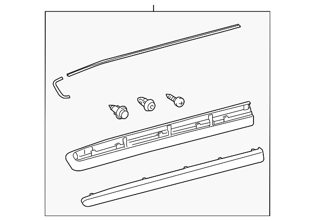 75072-60090-A0 BODY SIDE MLDG, LEFT