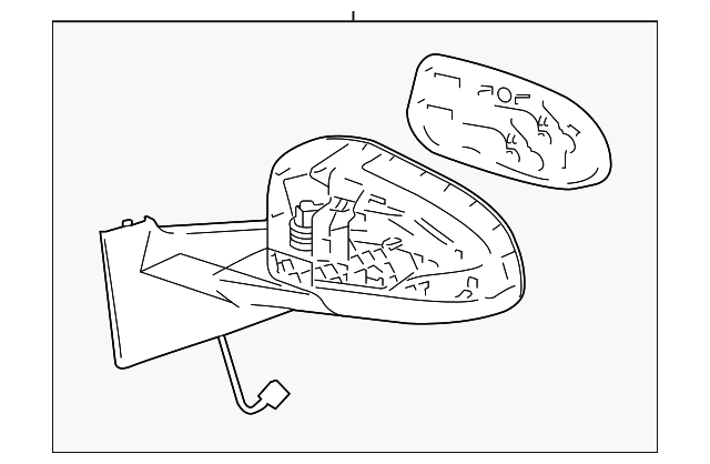 87910-0DB10 Деталь MIRROR ASSY, RIGHT