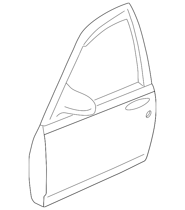 88952764 Деталь DOOR SHELL, LEFT