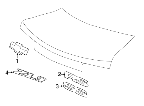 Camaro EXTERIOR TRIM - TRUNK 2