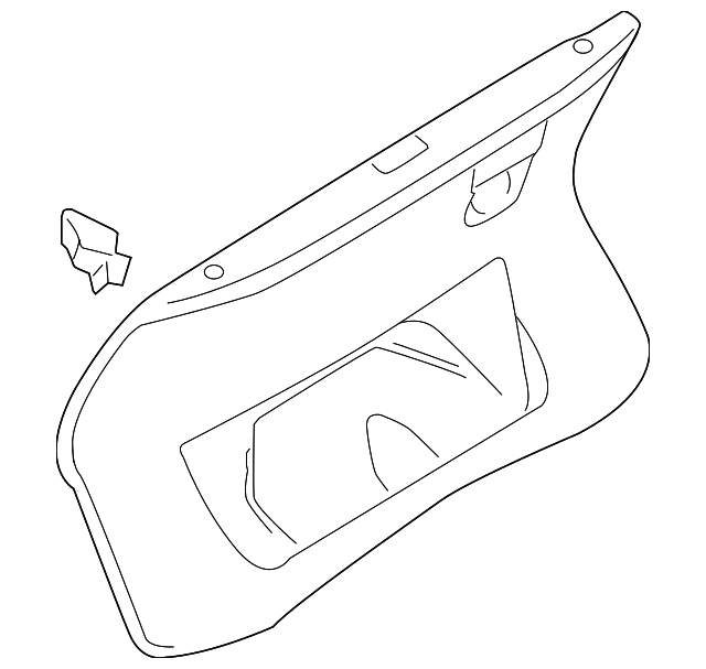 4F5-867-975-G-36R Деталь TRUNK LID TRIM