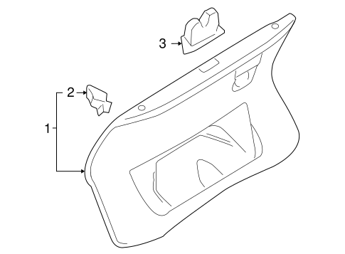 A6 INTERIOR TRIM - TRUNK