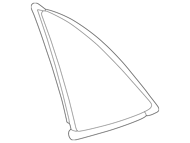 1C0-845-041-M Деталь QTR GLASS, LEFT