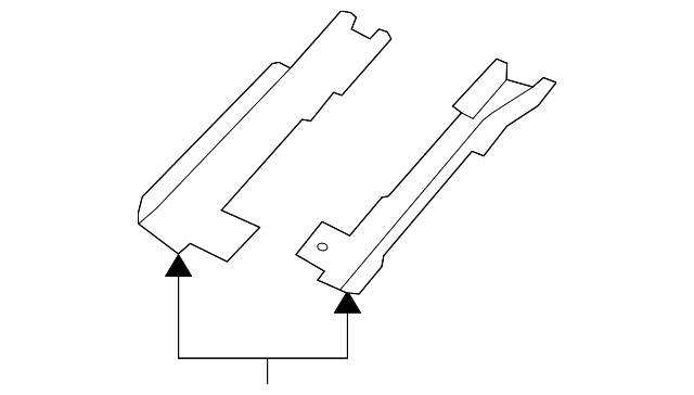 68067493AA Деталь SEAT TRACK, LEFT