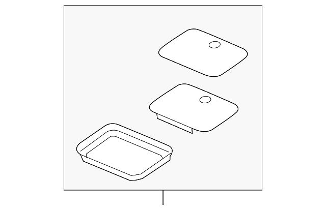 1BZ93DX9AE Деталь STORAGE BOX, LEFT