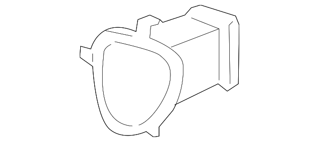 15823160 Деталь OUTLET DUCT, LEFT