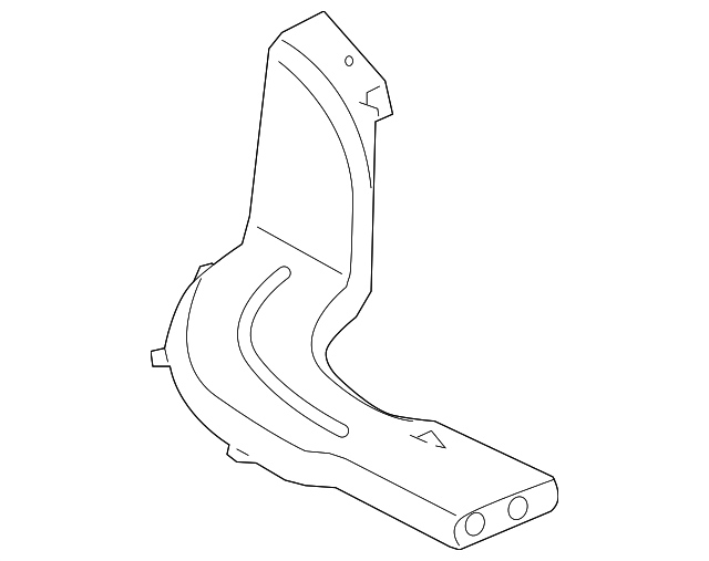 15804917 Деталь REAR DUCT, LEFT