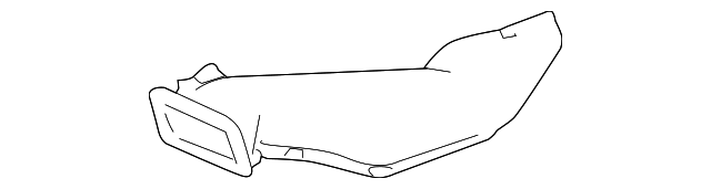 25770700 Деталь FLOOR DUCT, LEFT