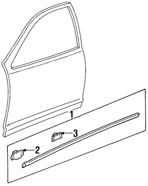 Avalon EXTERIOR TRIM - PILLARS