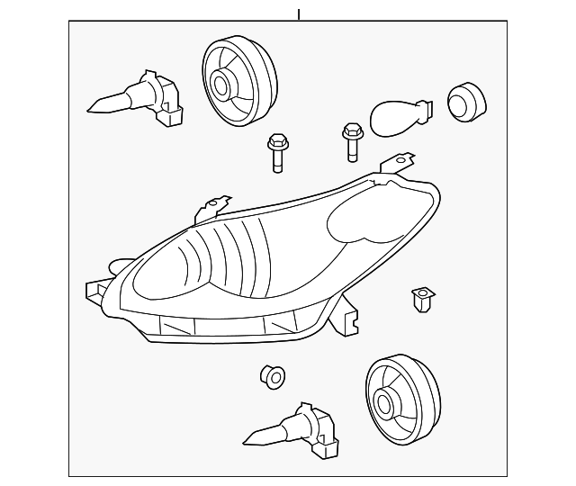 81150-02650 HEADLAMP ASSY, LEFT