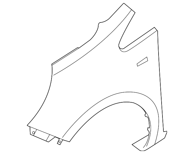 66311-1W100 Деталь FENDER, LEFT