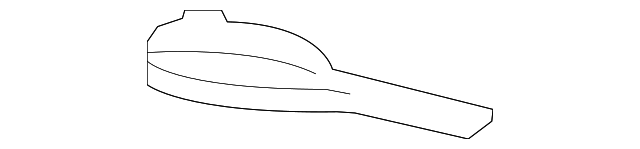86818-1W010 Деталь FENDER LINER GUARD, RIGHT