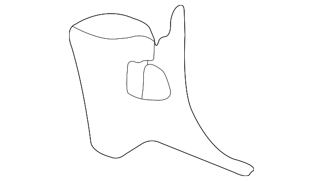 PY77LAZAB Деталь KICK PANEL TRIM, LEFT