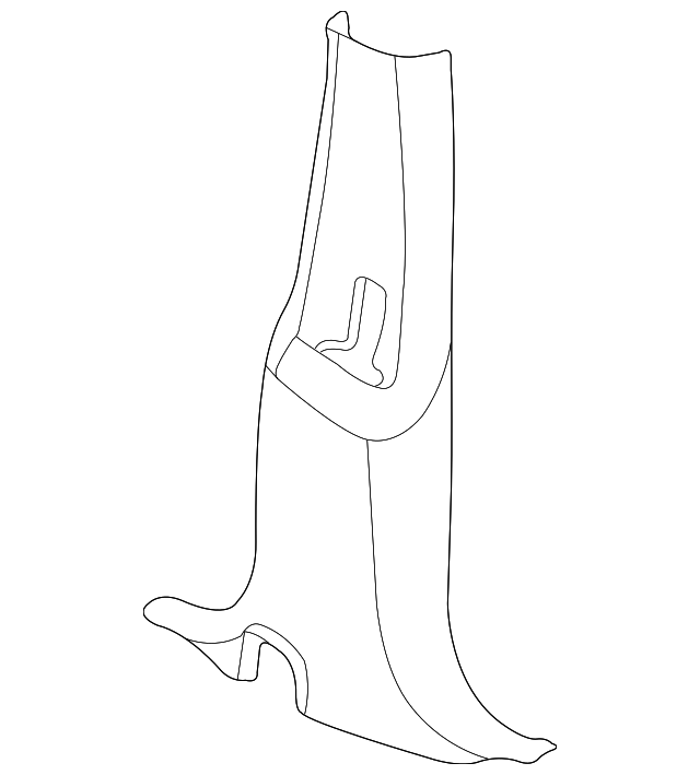 RV38LAZAB Деталь CENTER PLR TRIM, RIGHT