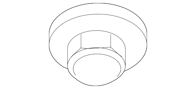 6035864 Деталь TRANS MOUNT NUT