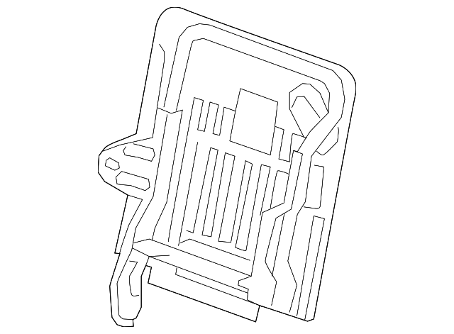 89046498 Деталь SEAT BACK FRAME, LEFT