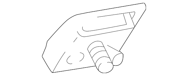 1F61-39-050A Деталь MOTOR MOUNT, LEFT