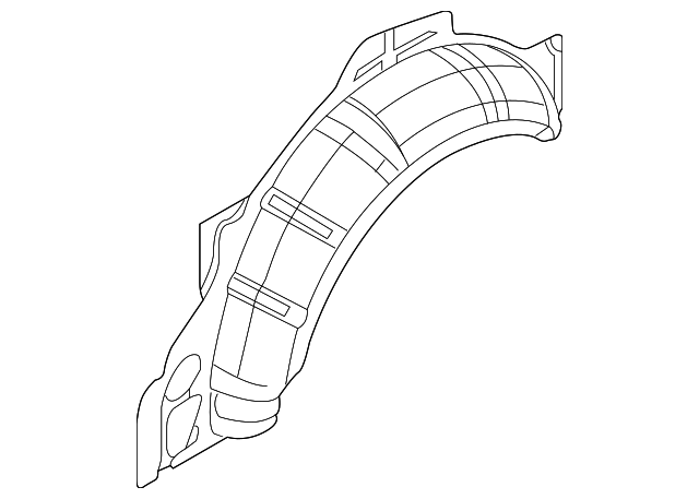 76711AM830 Деталь OUTER WHEELHOUSE, LEFT