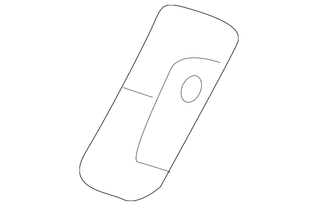 MU000218 Деталь DRIP MOLDING CLIP, RIGHT