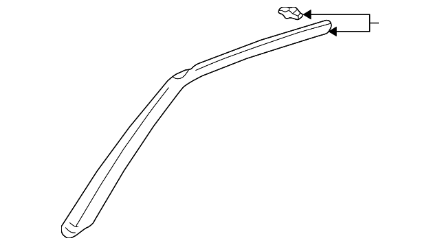 62211-42020-B1 Деталь WNDSHLD PLR TRIM, RIGHT